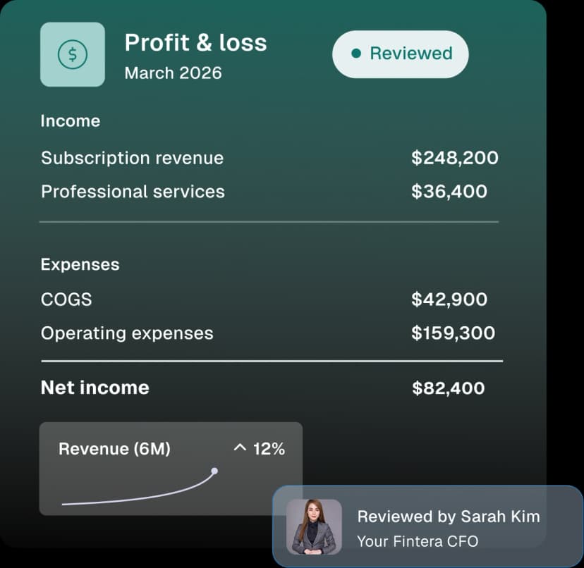 Monthly financial package