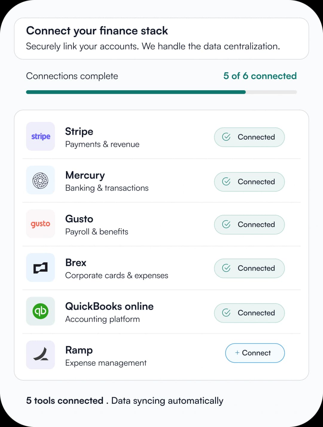 Connect your data